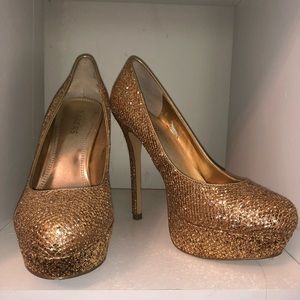 Gold heels